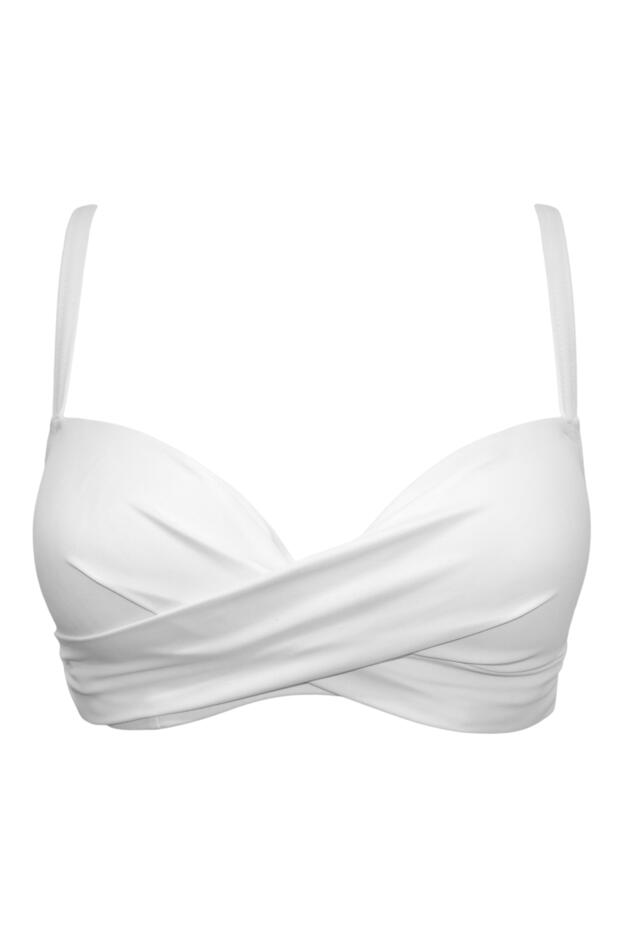 Free Spirit Lightly Padded U/W Twist Front Bikini Top