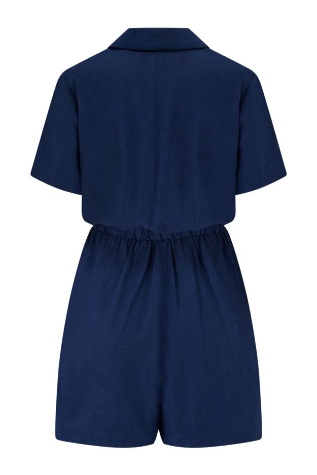 Textured Woven Utility Playsuit