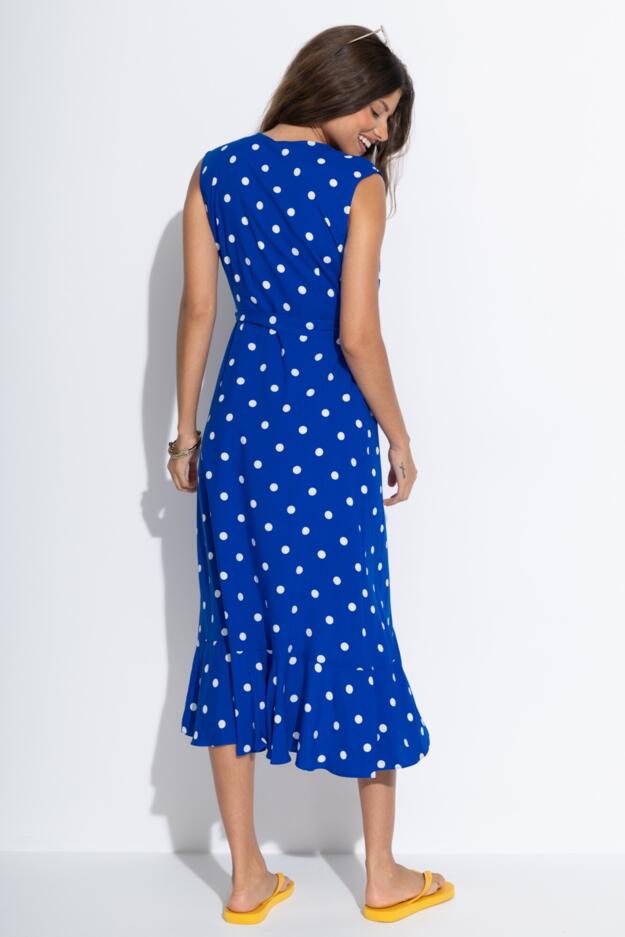 LENZING™ ECOVERO™ Viscose Midaxi Wrap Beach Dress