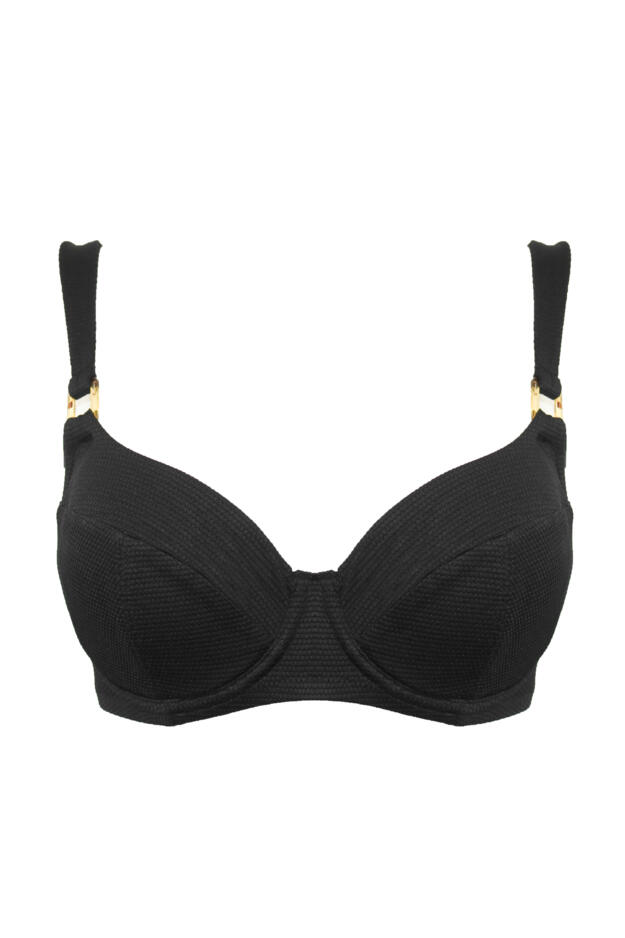 Hawaii Textured Underwired Non Padded Bikini Top 