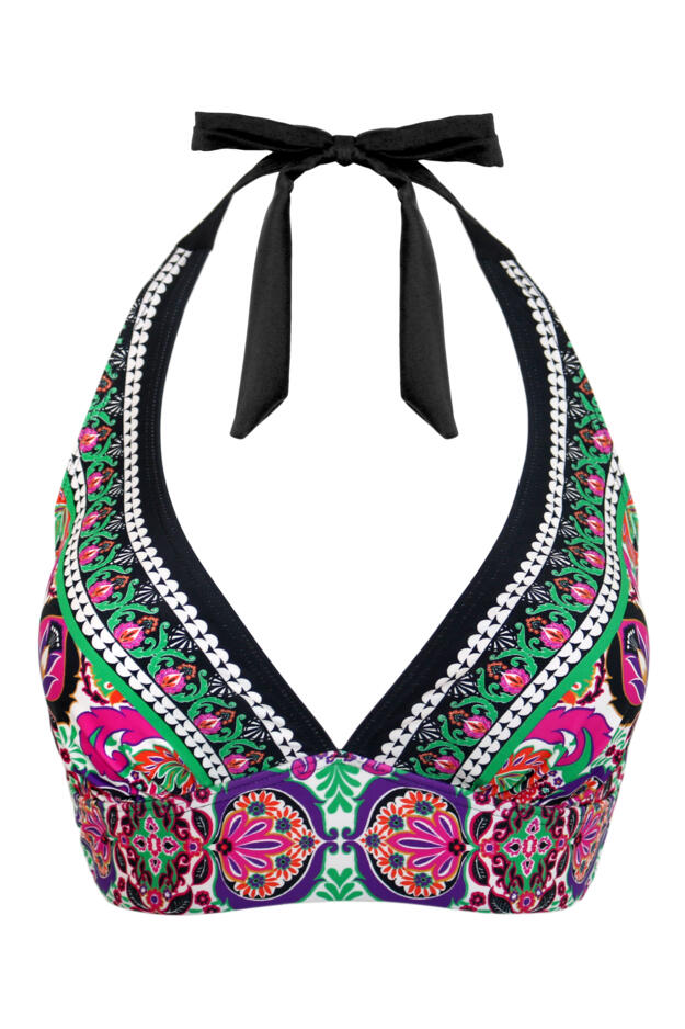 Maldives Non-Wired Longline Removable Cup Halter Top