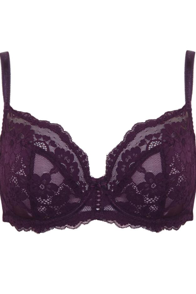 Fleur Non-Padded Underwired Balconette Bra B-G