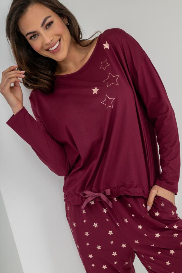 Soft Touch Jersey Star Jogger Pyjama Set