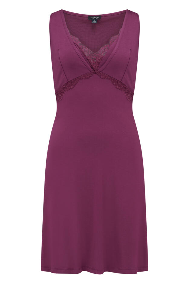 Sofa Loves Lace Hidden Mesh Support Soft Jersey Chemise