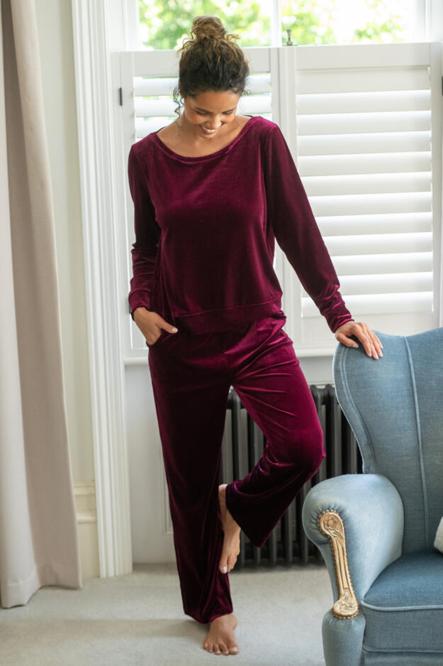 Velour Lounge Pyjama Set