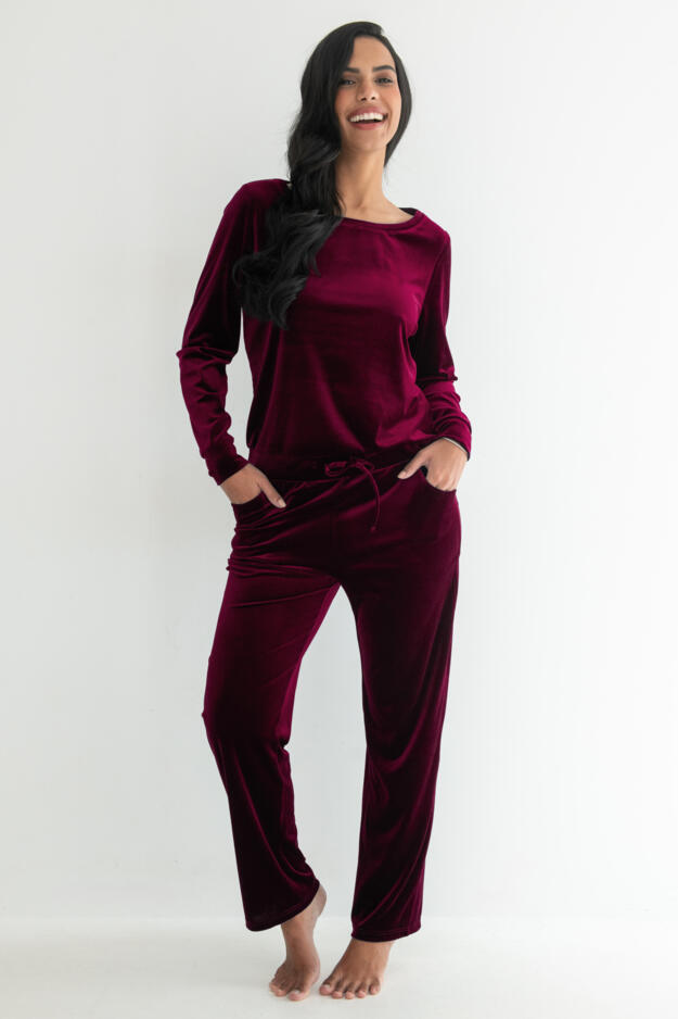 Velour Lounge Pyjama Set