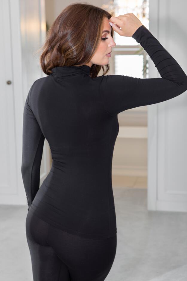Second Skin Thermal Roll Neck Top