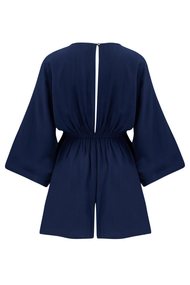 Crinkle O Ring Beach Playsuit