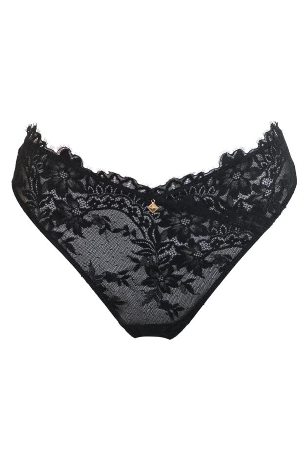 Nova Eyelash Lace Cheeky Brazilian Brief 