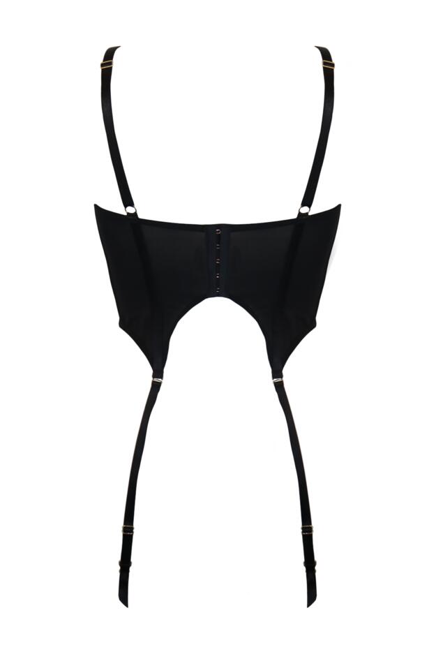 Nova Eyelash Lace Non Padded Cropped Basque