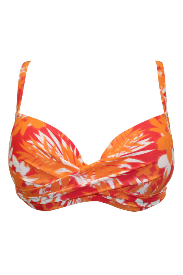 Free Spirit Lightly Padded U/W Twist Front Bikini Top