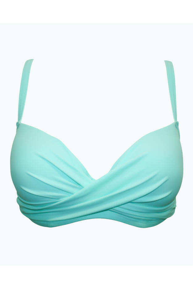 Free Spirit Lightly Padded U/W Twist Front Bikini Top