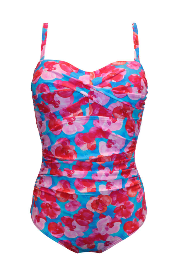 Petite Santa Monica Strapless Tummy Control Swimsuit