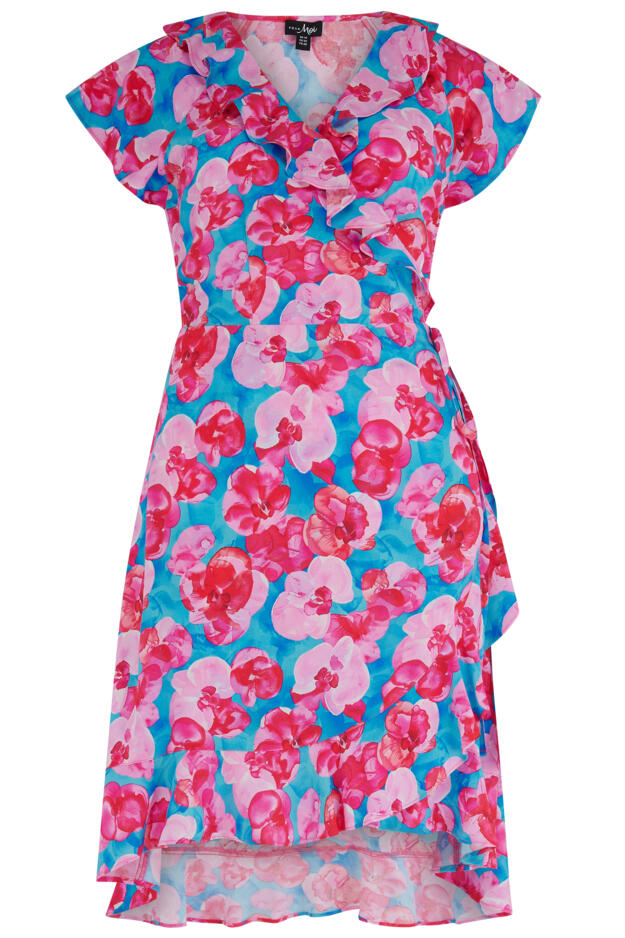 Penny Frill Wrap Beach Dress