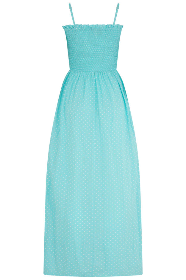 Emma Strapless Shirred Bodice Maxi Beach Dress