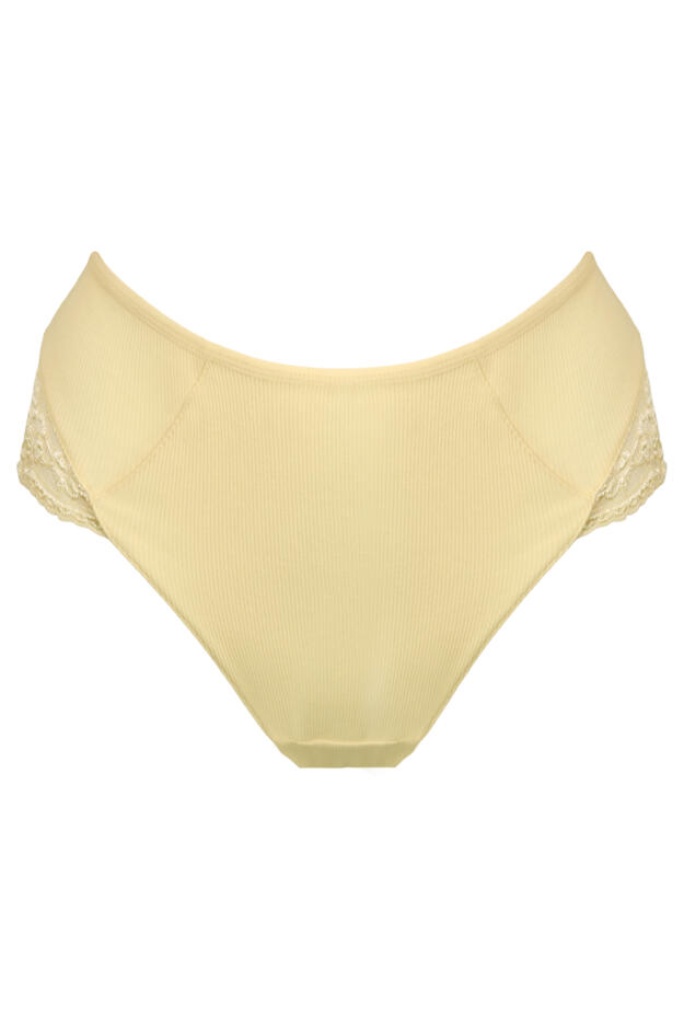 Love To Lounge Lace and Modal Rib Midi Brief