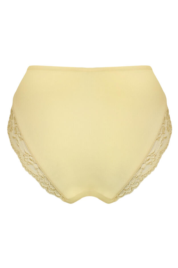 Love To Lounge Lace and Modal Rib Midi Brief