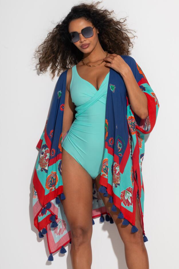 Free Spirit Twist Front Tummy Control Swimsuit