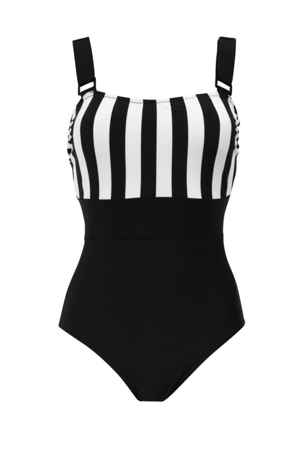 Petite Palm Springs Colour Block Tummy Control Swimsuit
