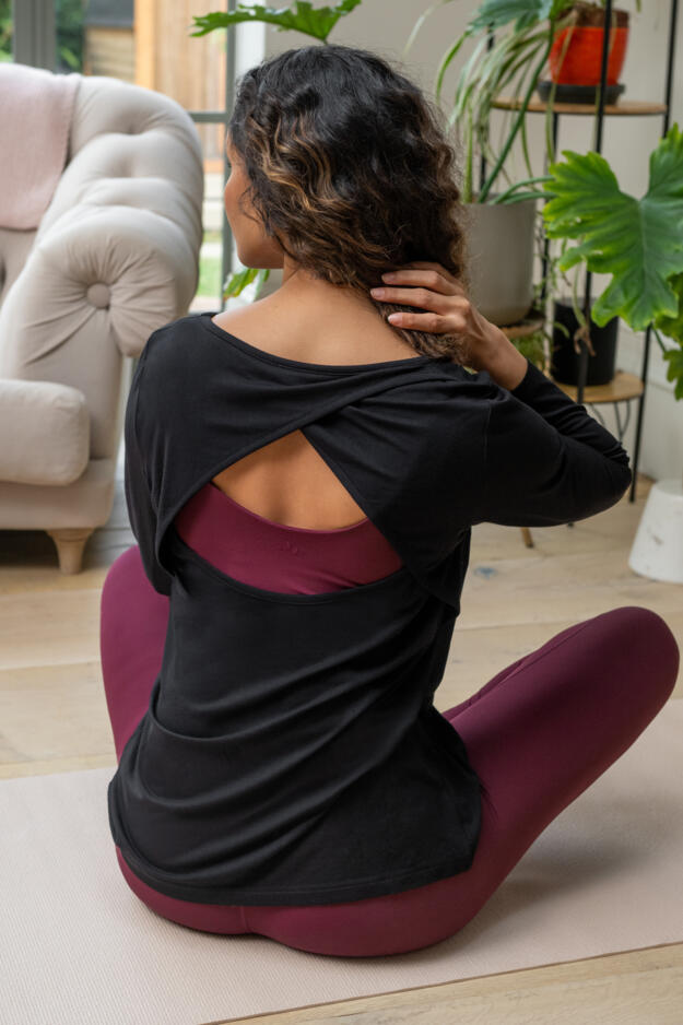 The Off Duty Long Sleeve Yoga Top