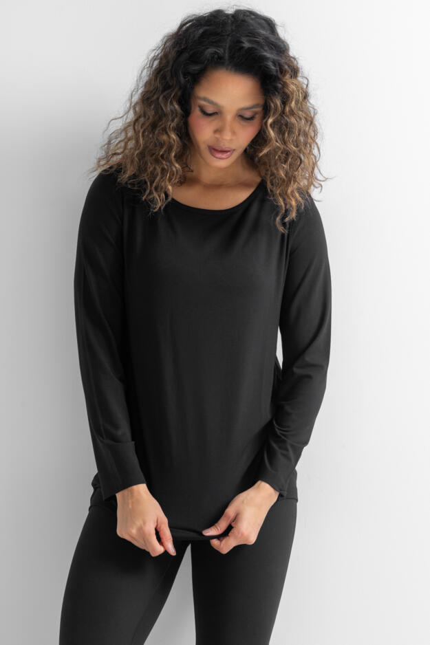 The Off Duty Long Sleeve Yoga Top