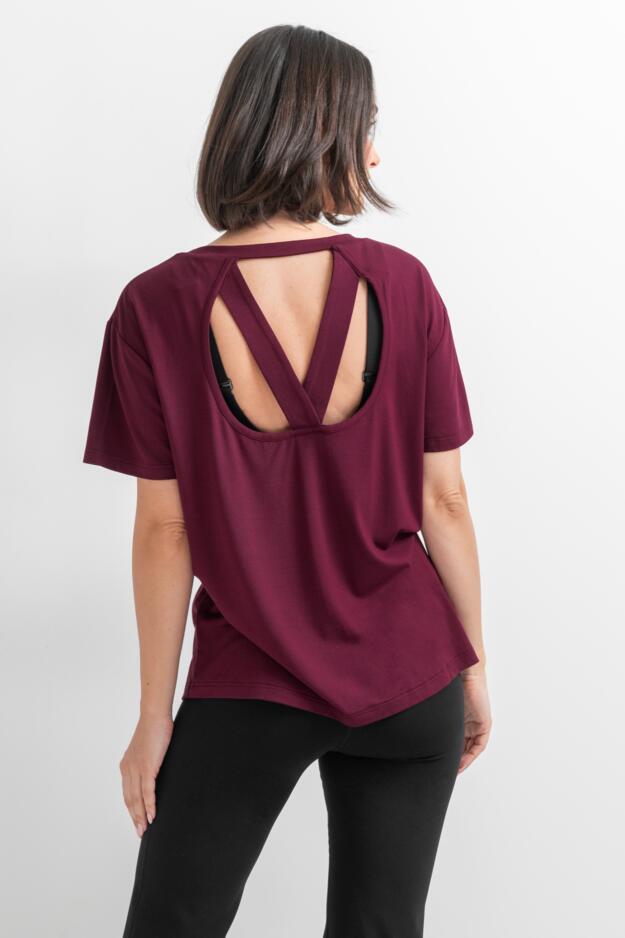 The Off Duty Short Sleeve Yoga Top