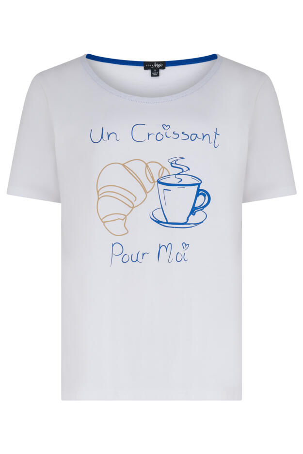 Cotton Jersey Croissant Trouser Pyjama Set