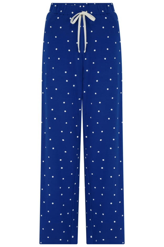 Cotton Jersey Croissant Trouser Pyjama Set