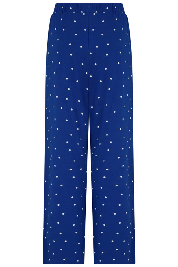 Cotton Jersey Croissant Trouser Pyjama Set