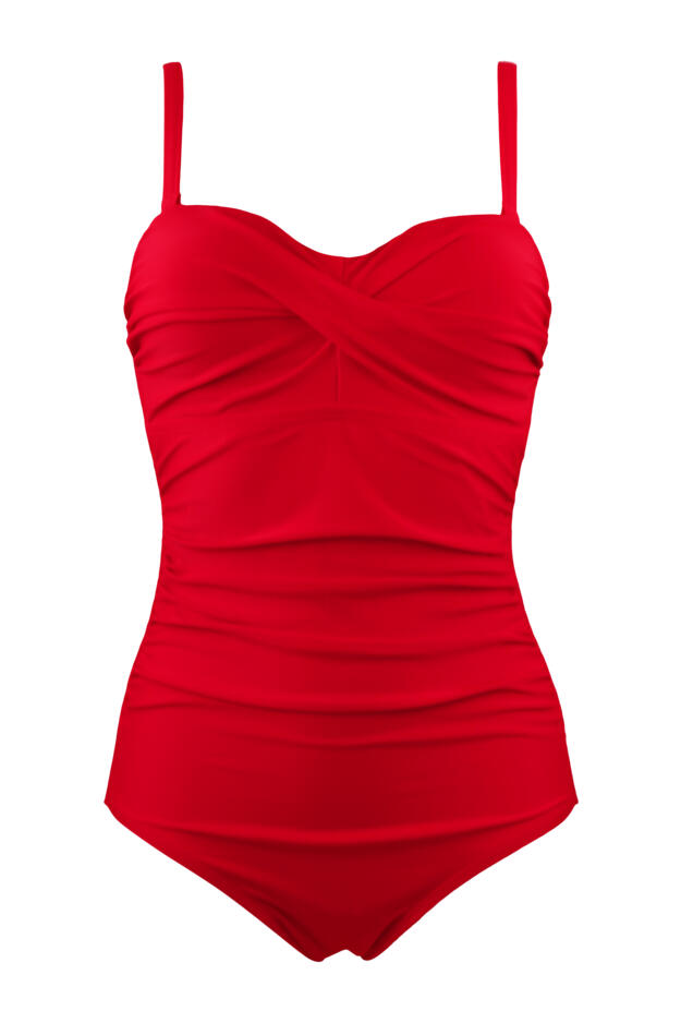 Petite Santa Monica Strapless Tummy Control Swimsuit