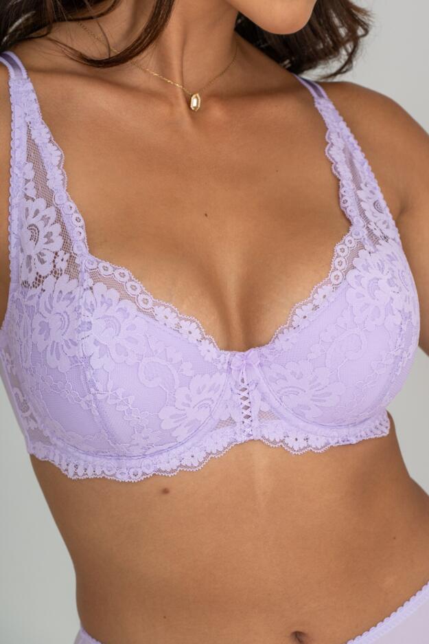 Fleur Lightly Padded Plunge Underwired Bra