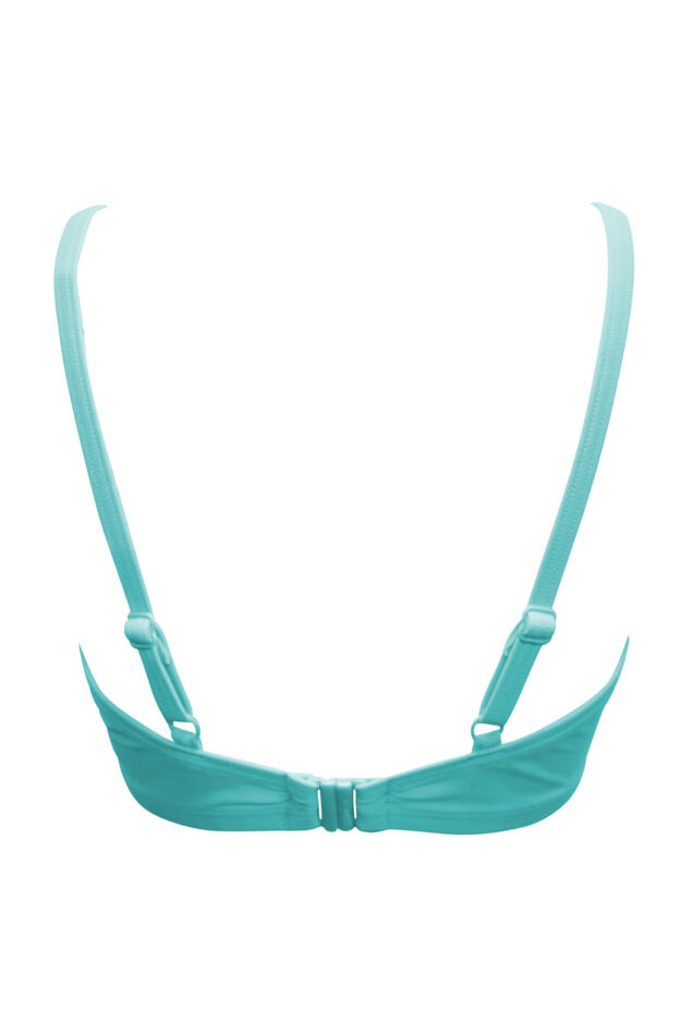 Free Spirit Non Padded Underwired Twist Front Frill Top