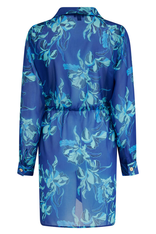 Chiffon Button Through Beach Shirt