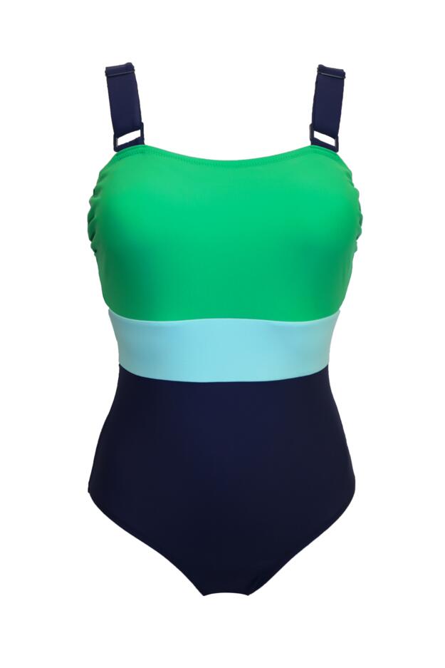 Petite Palm Springs Colour Block Tummy Control Swimsuit