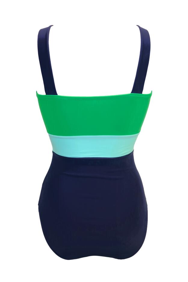 Petite Palm Springs Colour Block Tummy Control Swimsuit