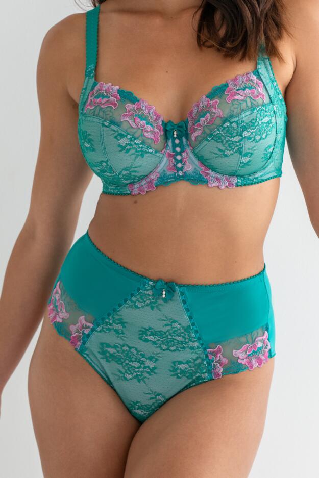 Sofia Lace Embroidered Deep Brief