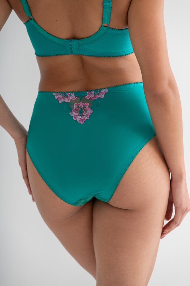 Sofia Lace Embroidered Deep Brief