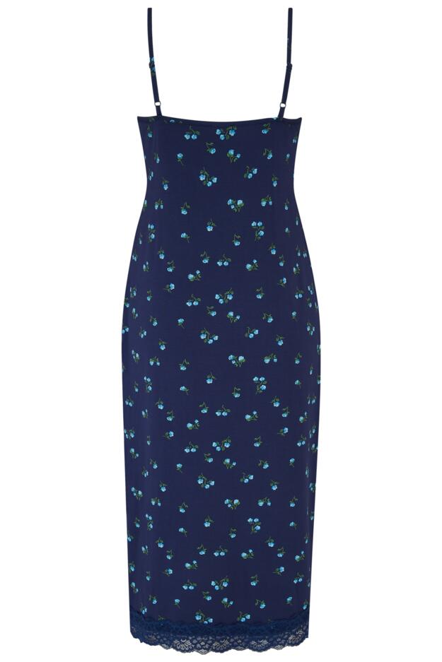 Sofa Loves Lace Soft Jersey Hidden Support Wrap Midi Chemise