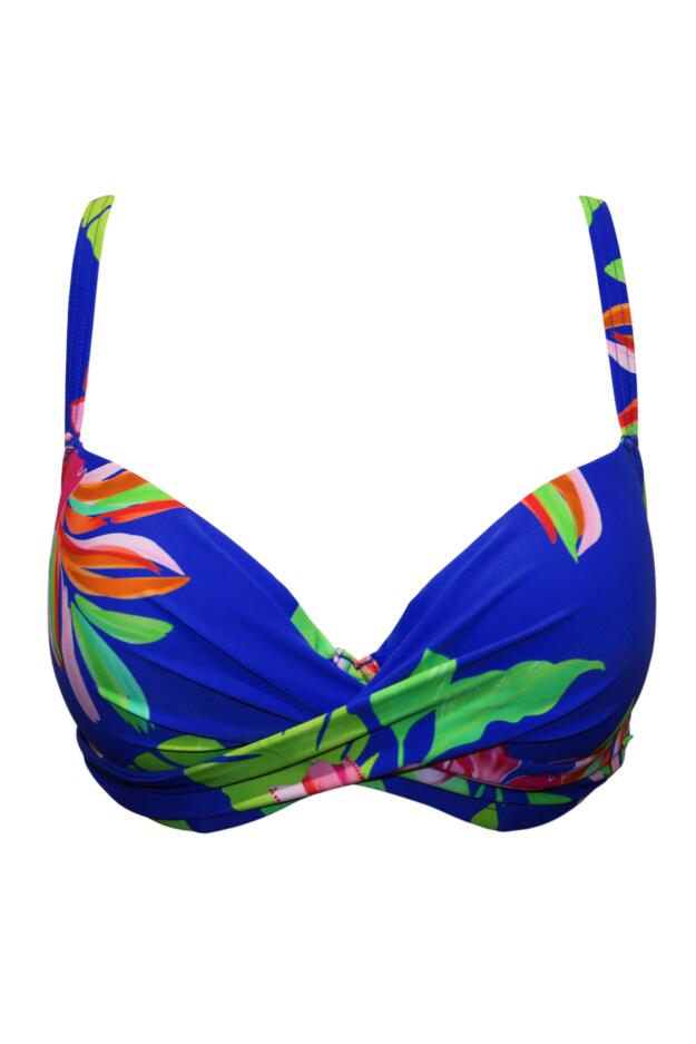 Free Spirit Lightly Padded U/W Twist Front Bikini Top