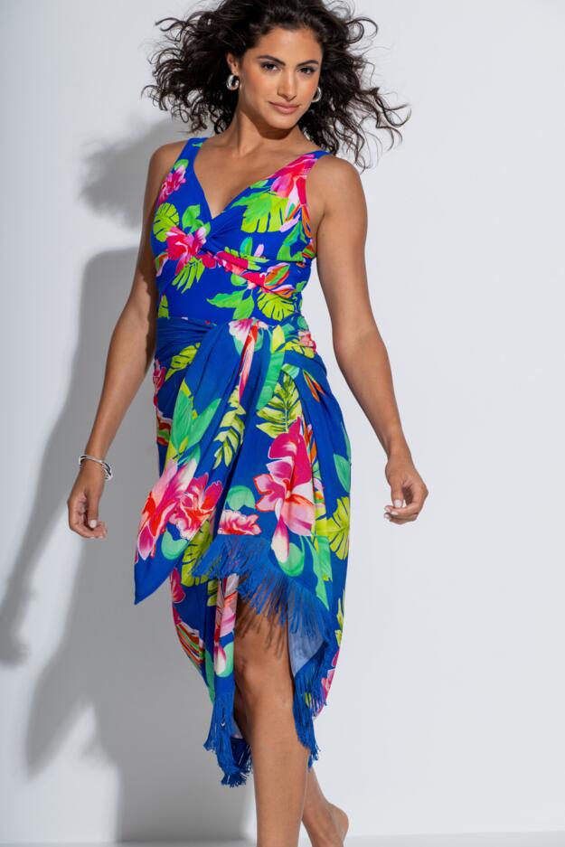 Free Spirit Twist Front Tummy Control Swimsuit