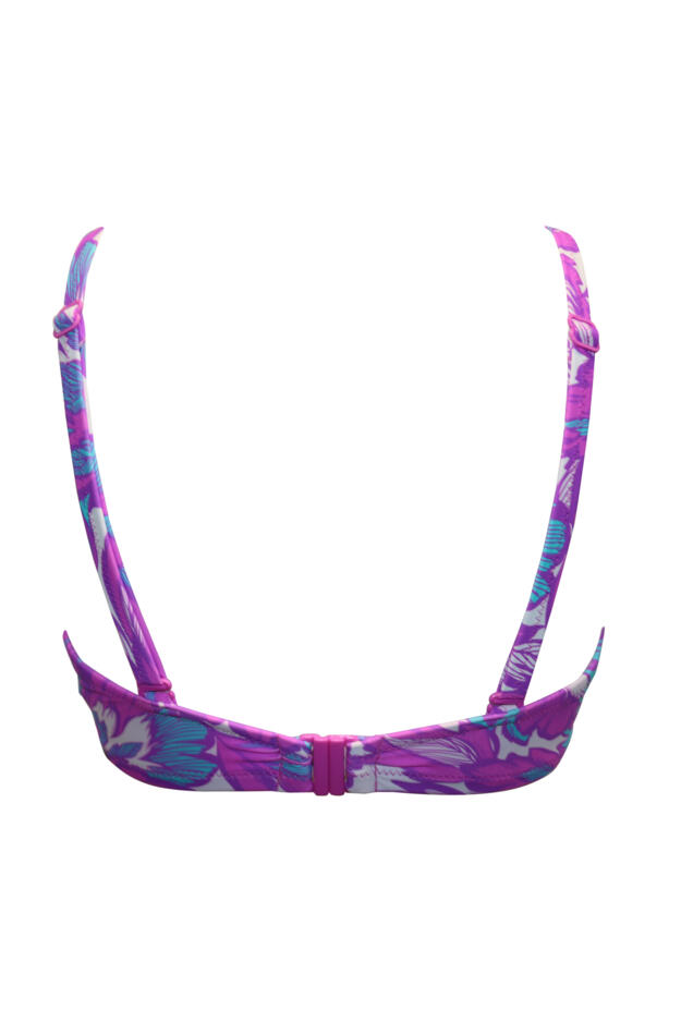 Ocean Breeze Padded Underwired Frill Bikini Top 