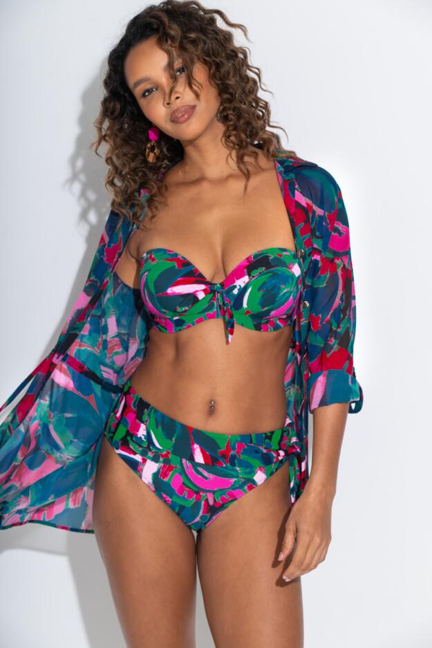 Chiffon Button Through Beach Shirt