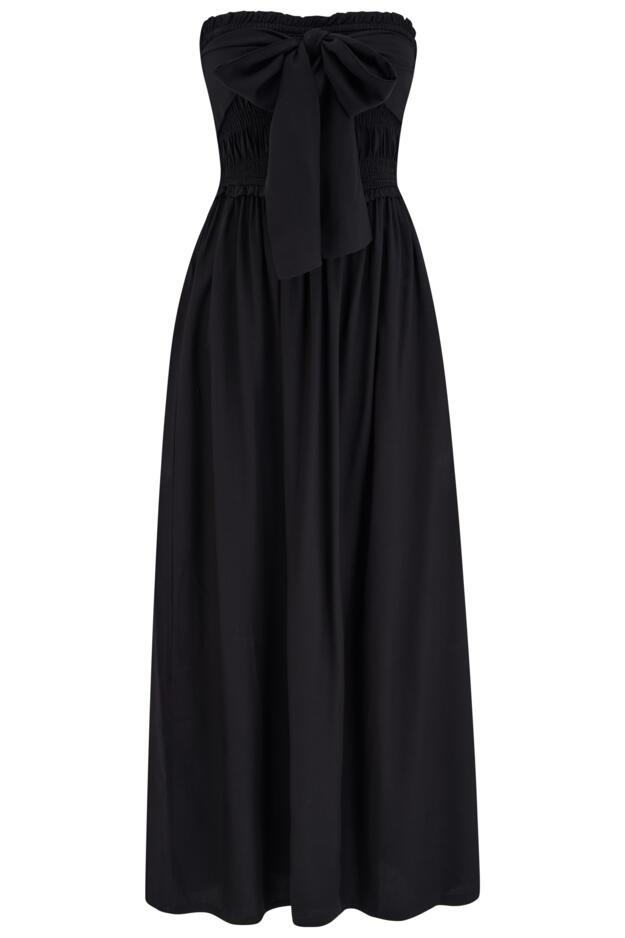 Zoey Shirred Bodice Multiway Maxi Dress