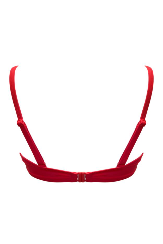 Ocean Breeze Padded Underwired Frill Bikini Top 