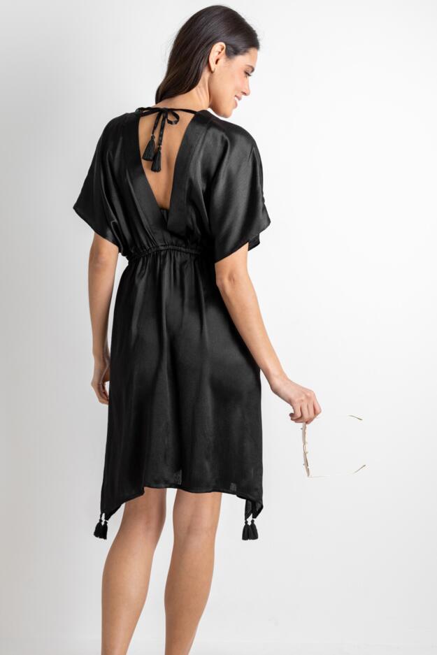 Sequin Placket Kaftan