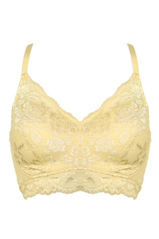 Love To Lounge Lace and Modal Rib Lightly Padded Non-Wired Bra B-G