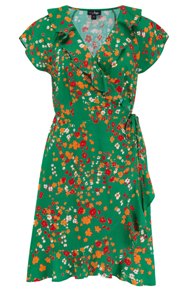 Penny Frill Wrap Beach Dress