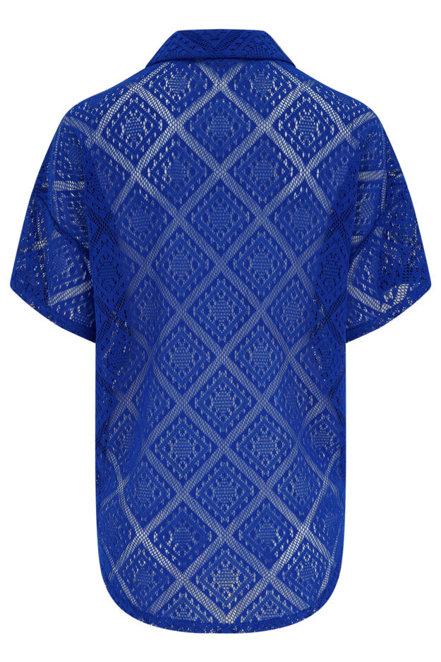 Free Spirit Crochet Co-Ord Shirt & Short Set