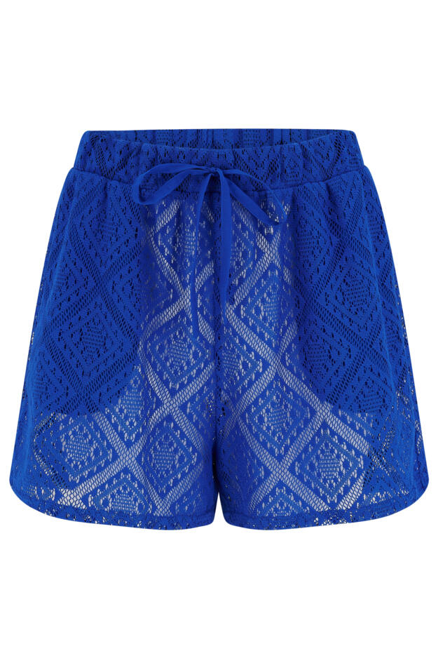 Free Spirit Crochet Co-Ord Shirt & Short Set
