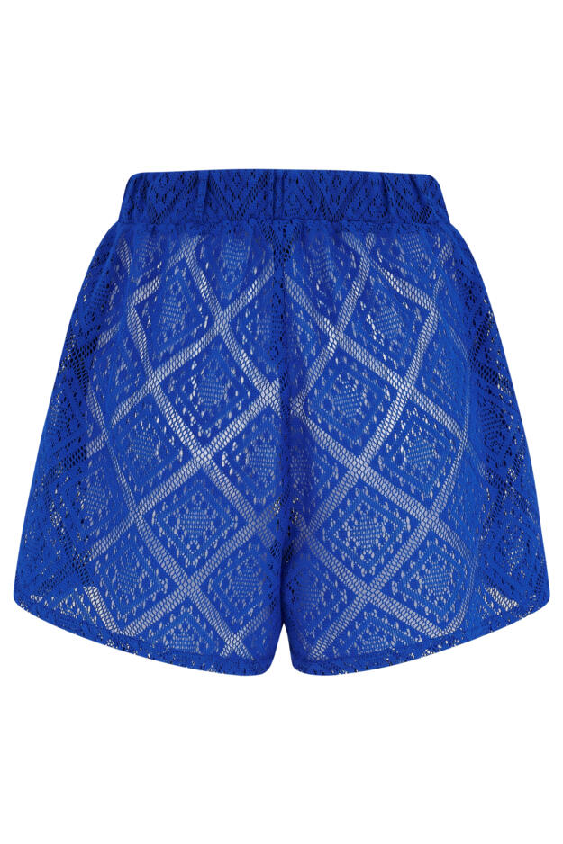 Free Spirit Crochet Co-Ord Shirt & Short Set